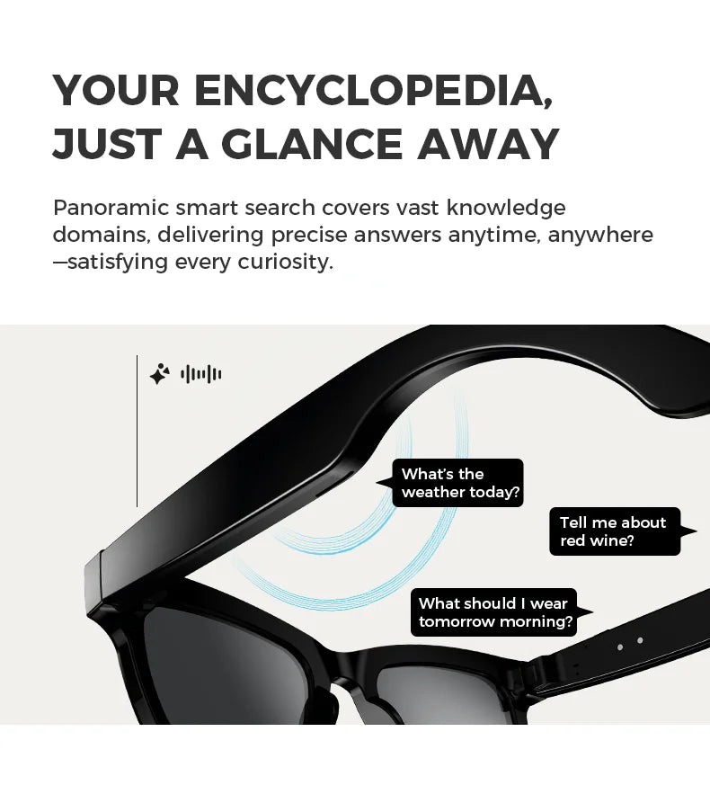 AI Smart Bluetooth Sunglasses