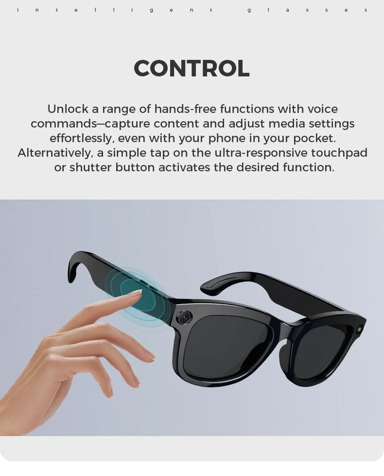 AI Smart Bluetooth Sunglasses